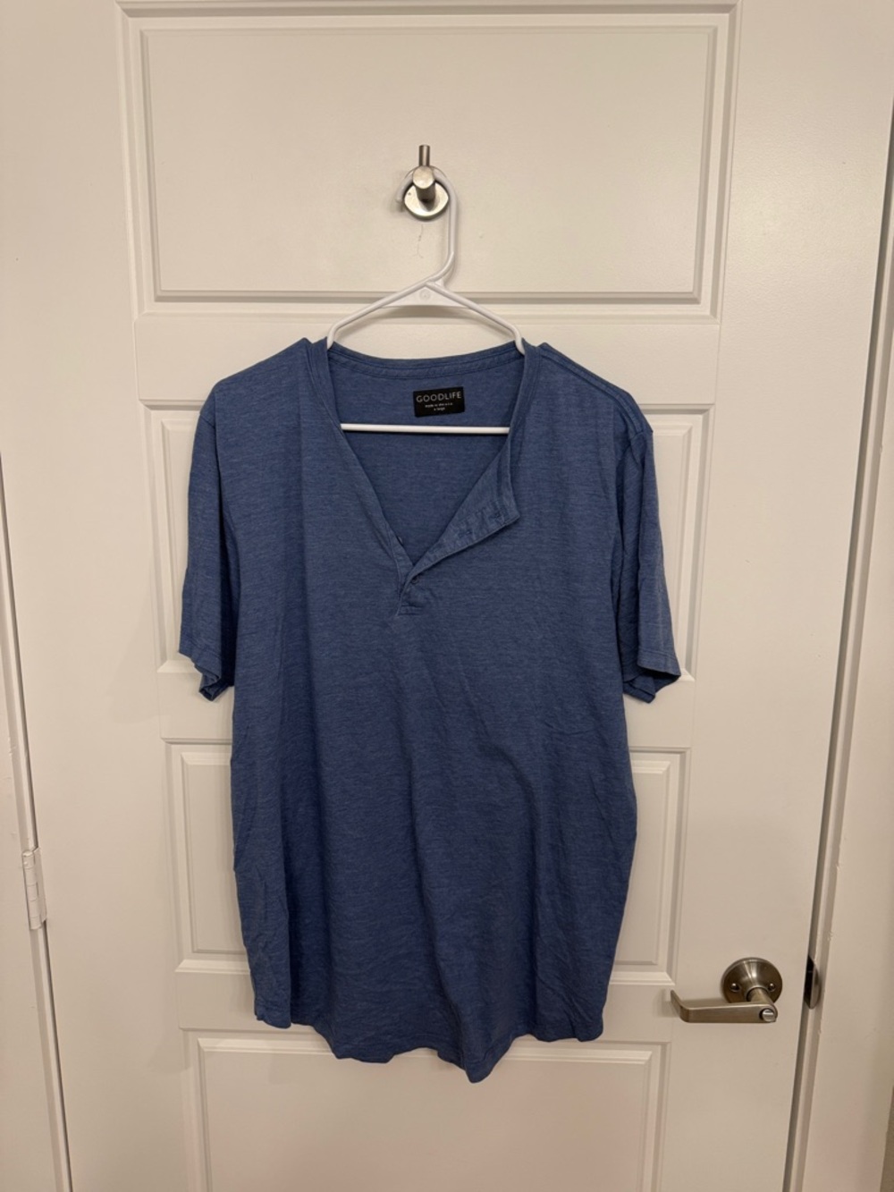 Men Goodlife Short Sleeve Henley XL